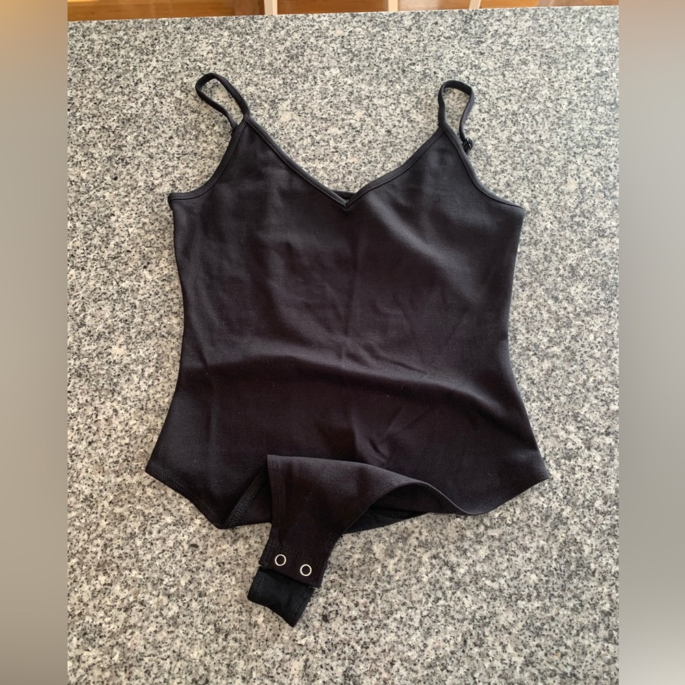 Garage V Neck Strappy Back Tank Bodysuit